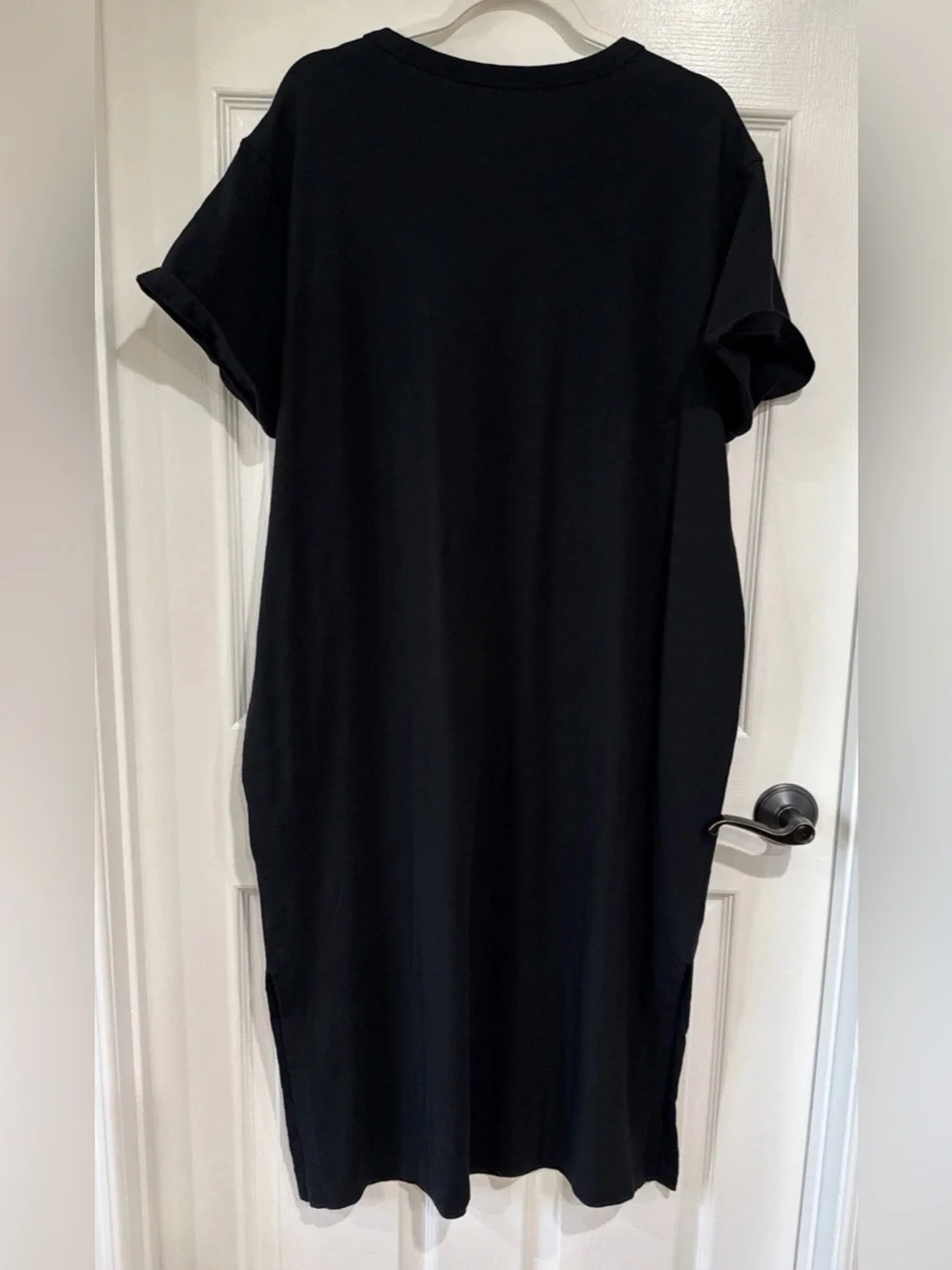 Polo Ralph Lauren Women's XXL Cotton T-Shirt Midi Dress Black Pony Logo NWT